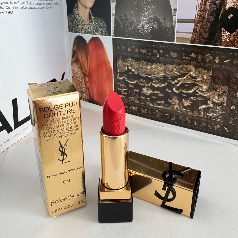 Yves Saint Laurent Rouge Pur Couture in Orange Muse